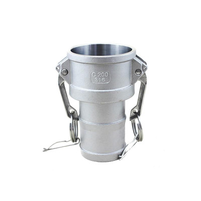 8" (200mm) Type C Stainless Steel 316 Camlock 8" (200mm) Type C Stainless Steel 316 Camlock