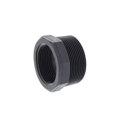 Hexagon Reducing Bush 3" (75mm) / 2 1/2" (65mm) - Polypropylene Hexagon Reducing Bush 3" (75mm) / 2 1/2" (65mm) - Polypropylene